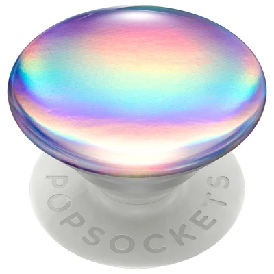Abbildung von Fingerhalter Handy PopSockets PopGrip Rainbow Orb Gloss Bunt Kunststoff