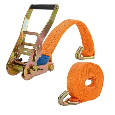 Abbildung von Baumarktplus TRUTZHOLM Spanngurt mit Ratsche Zurrgurt 6m 3000kg 3to 2 TLG. 35mm TÜV/GS orange