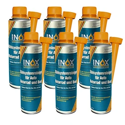 Abbildung von INOX® Kühlsystemreiniger Additiv, 6 x 250 ml Kühlerschutz für Auto, Motor und Boot