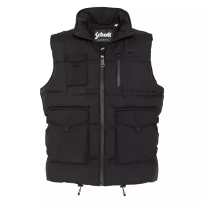 Abbildung von Schott Sleeveless Utility Weste, Herren, Größe: XL, Noir