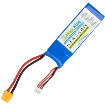 Abbildung von Akku kompatibel mit DJI DJB100 Li Polymer 11.1V 2300mAh für Phantom 1, Align F450, F550, 7FE0, RI36, Walkera Runner 250 u. a. Quadrocopter