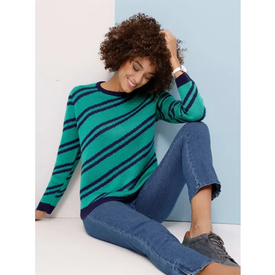 Abbildung von Classic Basics Strickpullover &quot;Streifenpullover&quot;