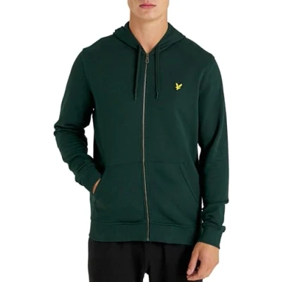 Abbildung von Lyle &amp; Scott ZIP Through Hoodie Sweatjacke, Herren, Größe: XL, Dark green