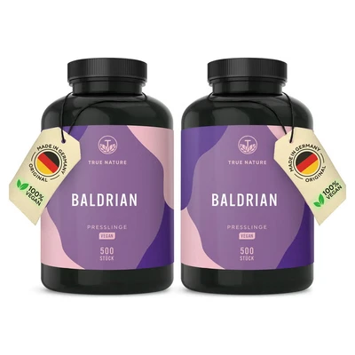Abbildung von Baldrian Presslinge