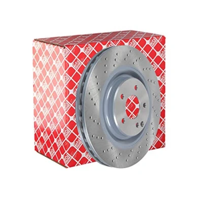 Abbildung von FEBI BILSTEIN 37516 Bremsscheibe Vorderachse 345 30 5 112 gelocht/innenbel. beschichtet MERCEDES BENZ: CLK Cabrio, C Klasse Limousine