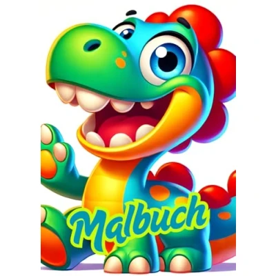 Abbildung von Dinosaurier Malbuch: Dinos zum Leben erwecken Ein Malbuch voller Urzeit Action