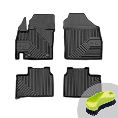 Abbildung von FROGUM No.77 Gummimatten Ganzjahresset von Auto Fußmatten Autofussmatten für Suzuki Ignis III ab 2016 Langlebiges TPE Material