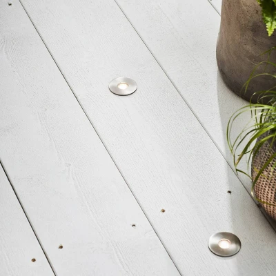 Abbildung von Garden 24 Decklight 3er Set in Silber, 3x0,8W