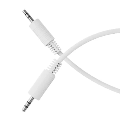 Abbildung von HDSupply Aux Kabel, 10,00m Klinkenkabel, Audio 3,5 mm Klinke Stereo 3 polig, Audiokabel für Kopfhörer, Soundbar, Fernseher, Auto, Radio, weiß