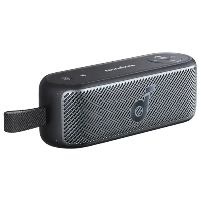 Abbildung von soundcore Motion 100 Bluetooth Lautsprecher, Lautsprecher Boxen mit Wireless Hi Res, 2 Vollbereichstreiber für Stereo, Outdoor Ultra Mobiles Design, Anpassbarer EQ, Kraftvoller Bass &amp; IPX7 (Schwarz)