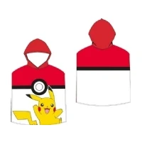 Abbildung von Pokemon Poncho Badetuch mit Kapuze 100 Prozent Baumwolle