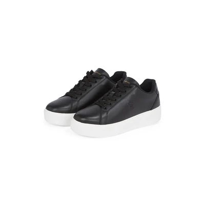 Abbildung von Tommy Hilfiger Platform Court Sneaker low, Damen, Größe: 36, Black Schuhe