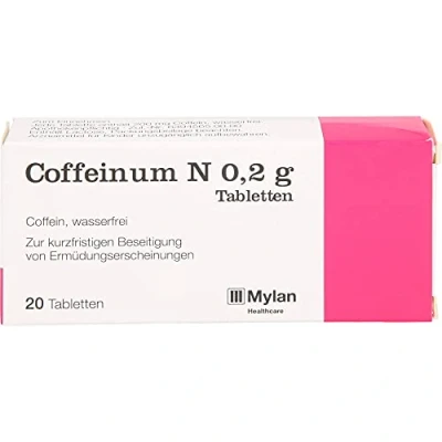 Abbildung von Coffeinum N 0,2 g Tabletten 20 St