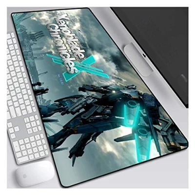 Abbildung von Mauspad Xenoblade Chronicles Speed ​​Gaming XXL Mousepad 900 x 400mm Großformat 3 mm Dicke Basis Perfekte Präzision und Geschwindigkeit, S