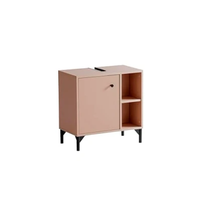 Abbildung von Schildmeyer Waschbeckenunterschrank &quot;Smash&quot;, Breite 60 cm (1 St) Apricot Dekor, mit Metallbeschlägen