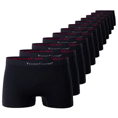 Abbildung von Vincent Creation® Boxershorts 12er Pack, Microfaser Seamless (12 St) weiche Qualität