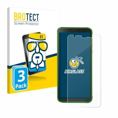 Abbildung von BROTECT Schutzglas für Blackview BV6300 Pro (3 Stück) Schutzfolie Panzer Folie Glas [Extrem Kratzfest 9H, Anti Fingerprint, Ultra Transparent]