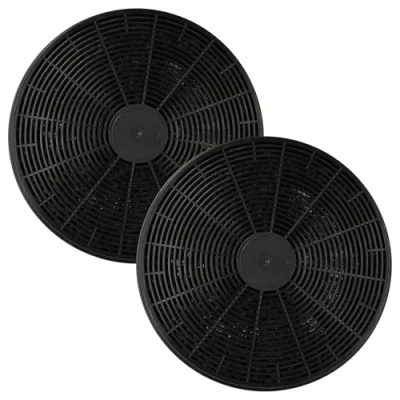 Abbildung von vhbw 2x Aktivkohlefilter Ersatz für KKT Kolbe K606, K122 Dunstabzugshaube 17,5 cm