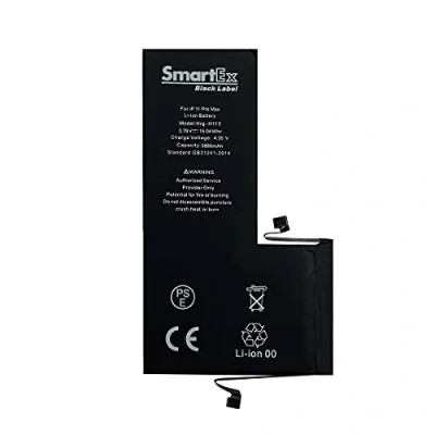 Abbildung von Smartex® Black Label Akku Batterie kompatibel mit iPhone 11 Pro Max 3969 mAh 2 Jahre Garantie