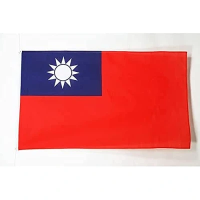 Abbildung von AZ FLAG Flagge Taiwan 90x60 cm Republik China Fahne 100% Polyester mit Messing Ösen 50g