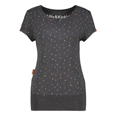 Abbildung von alife &amp; kickin Cocoak Tshirt print, Damen, Größe: Large, Moonless
