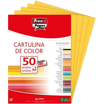 Abbildung von Fixo 11110360 Pack von 50 Karton, A4, gelb