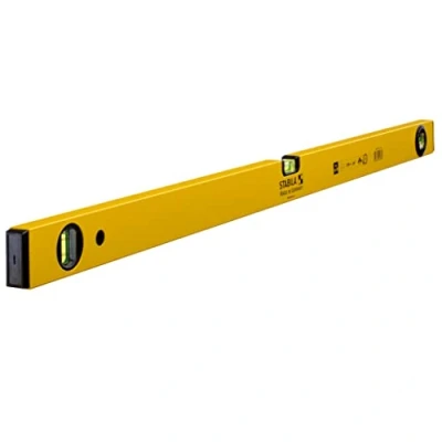 Abbildung von STABILA Wasserwaage Type 70 W, 100 cm, leichtes Alu Profil, 1 Horizontal Libelle, Vertikal drehbare Winkel Made in Germany