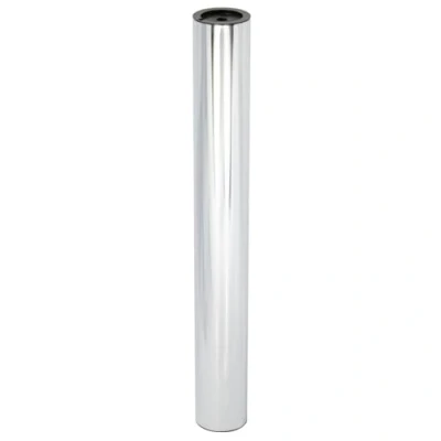 Abbildung von WAGNER Möbelbein/Tischbein/Möbelfuß/Systemrohr TENO Ø 50 x 402 mm, individuell mit System und QuickClick kombinierbar, Stahl verchromt, Tragkraft kg 12904501