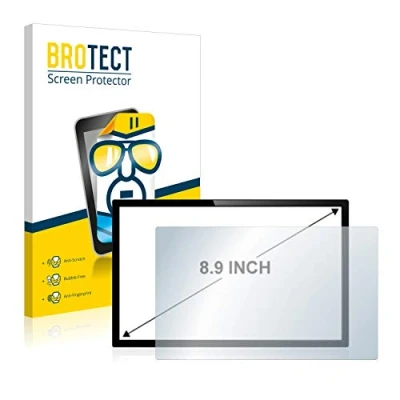 Abbildung von BROTECT 8.9&quot; Schutzfolie für Touch Panel PCs mit 8,9 Zoll (22.6 cm) [195 x 114 mm, 1:2] (2 Stück) Klare Displayschutz Folie