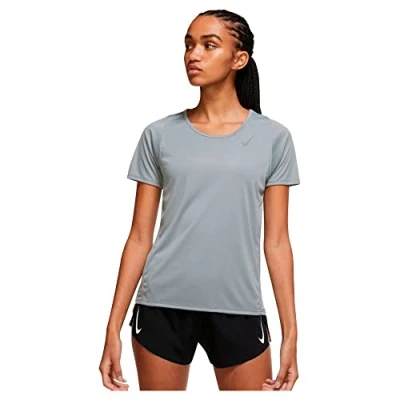 Abbildung von Nike Dri Fit Race T Shirt Particle Grey/Reflective Silv S