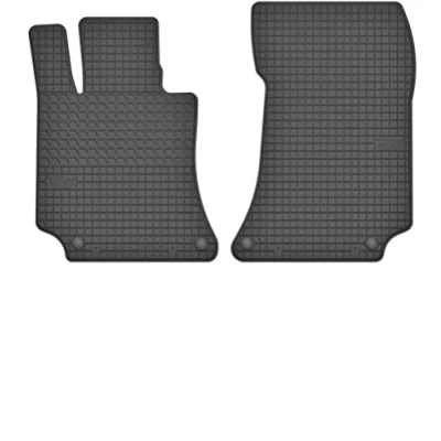 Abbildung von edecor Gummifussmatten Automatten Gummimatten Gummi Fußmatten für Mercedes E Klasse W212 Bj. 2009 2016 VORNE