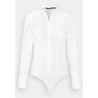 Abbildung von VERO MODA Damen Vmlady L/S G streng skjorte ny noos Langarmshirt, Snow White, S EU