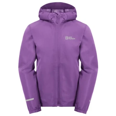 Abbildung von Jack Wolfskin Flaze Regenjacke / wasserabweisende Jacke für Kinder, Größe: 92, Sea rose