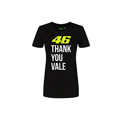 Abbildung von Valentino Rossi T Shirts Thank You Vale,Frau,S,Schwarz