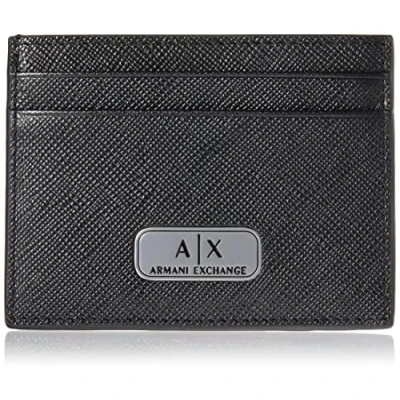 Abbildung von Armani Exchange Credit CARD Holder MAN&#039;S Visitenkartenetui, Größe: One Size, Nero/black