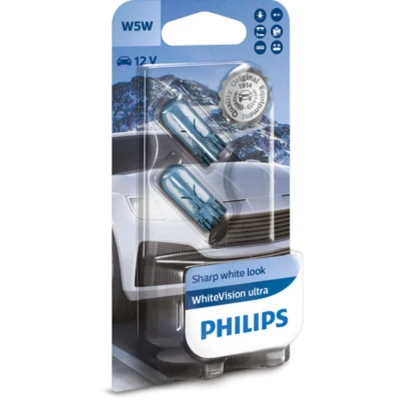 Abbildung von PHILIPS 12961WVUB2 Glühlampe, Blinkleuchte 12 5 W5W, Glassockellampe FORD: Focus 2 Schrägheck, ESCORT Cabriolet, KUGA 2, OPEL: Vectra C Caravan