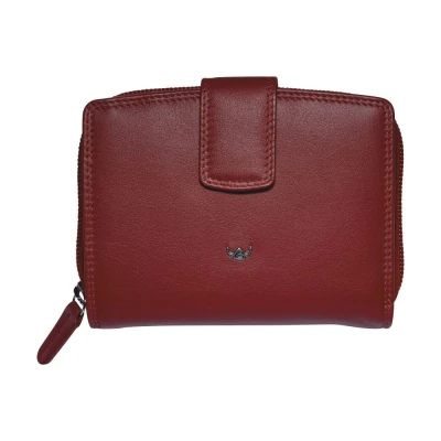 Abbildung von Golden Head Polo RFID Protect Billfold Coin Wallet Red