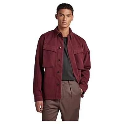 Abbildung von G Star RAW Herren Unisex Mysterious Overshirt, Purpur (Vineyard Wine D21982 D200 D303), S