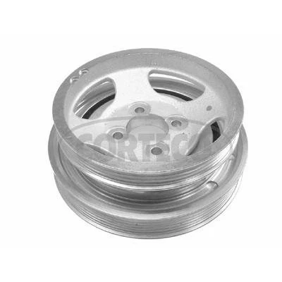 Abbildung von CORTECO 80001145 Kurbelwellenriemenscheibe 4PK+6PK 3, 5 mit Montageanleitung FIAT: Doblo I Kombi, Qubo, Cargo