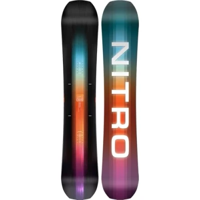 Abbildung von Nitro Snowboards Herren Team Board &#039;25, Freestyle/Freerideboard, Directional Twin, Trüe Camber, All Terrain