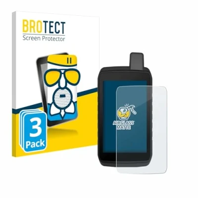 Abbildung von BROTECT Entspiegelungs Schutzglas für Garmin Montana 710 (3 Stück) Schutzfolie Panzer Folie Glas Matt [Extrem Kratzfest 9H, Anti Reflex]