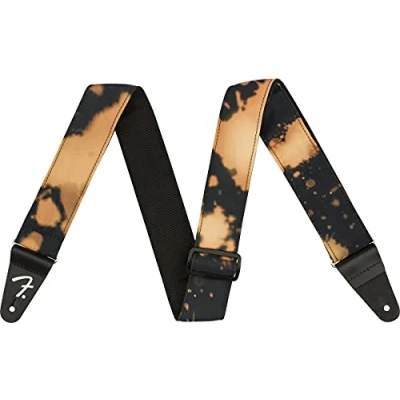 Abbildung von Fender® »TIE DYE ACID WASH STRAP« Nylon Gitarrengurt 5cm Farbe: Schwarz