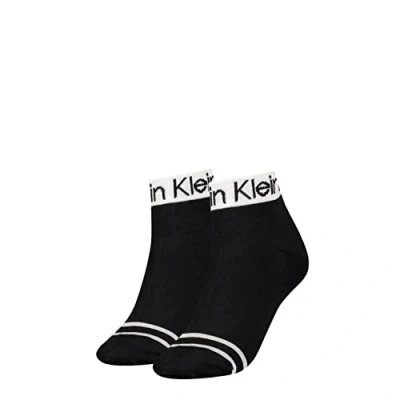 Abbildung von Calvin Klein Underwear ZOEY Anklet 2 PACK Socken, Damen, Größe: 37 41, Black