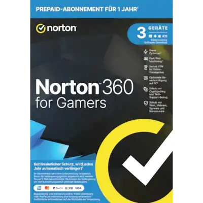 Abbildung von Norton 360 for Gamers [3 Geräte 1 Jahr]