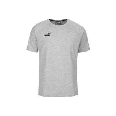 Abbildung von Puma Teamfinal Tshirt basic, Herren, Größe: Medium, Light gray heather