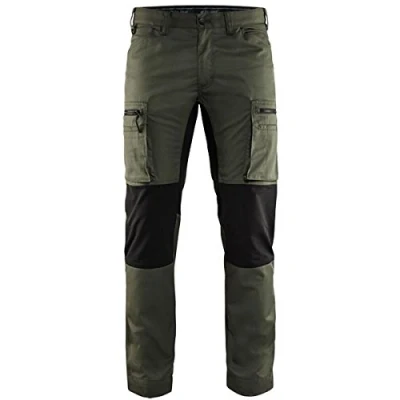 Abbildung von Blåkläder 14591845 Diensthose Stretch, Armee Grün / Schwarz, C58