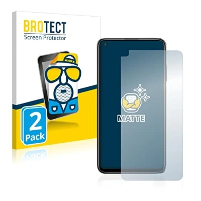 Abbildung von BROTECT Entspiegelungs Schutzfolie für Xiaomi Redmi Note 9T 5G (2 Stück) Matte Displayschutz Folie, Anti Reflex, Fingerprint