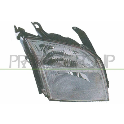 Abbildung von PRASCO FD9304803 Scheinwerfer rechts H4 glasklar mit Blinklicht für Rechtsverkehr Elektromotor Stellmotor LWR FORD: Tourneo Connect Mk1