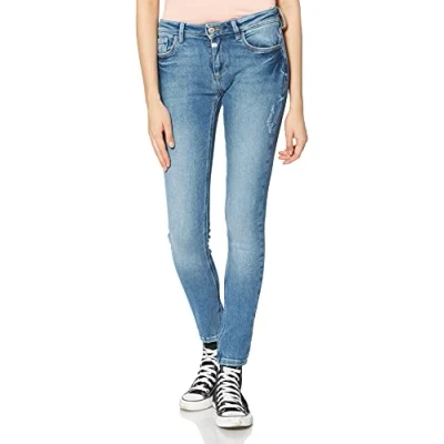 Abbildung von Timezone Damen Tight Aleenatz Womenshape Freizeithose, Cheeky Blue Wash, 27W 28L EU
