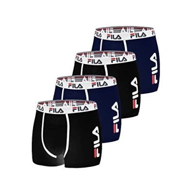 Abbildung von Fila 4 PACK Panties, Herren, Größe: XL, Black navy
